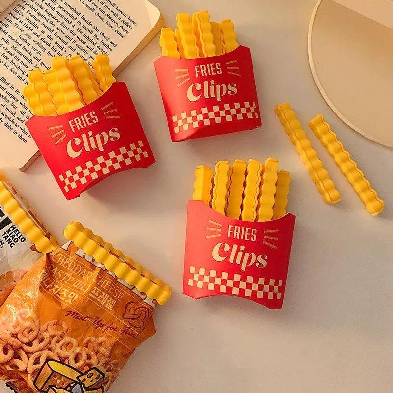 12-Pieces Fries Shape Sealing Clips