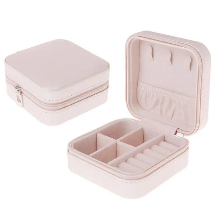 Mini Faux Leather Jewelry Box