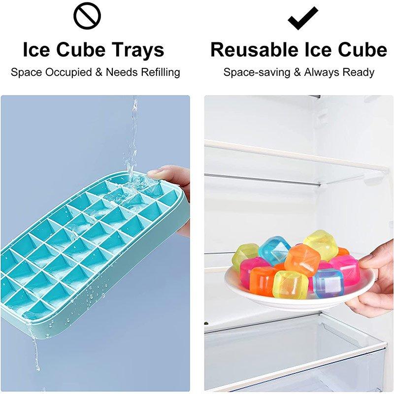 10-Pieces Reusable Ice Cubes