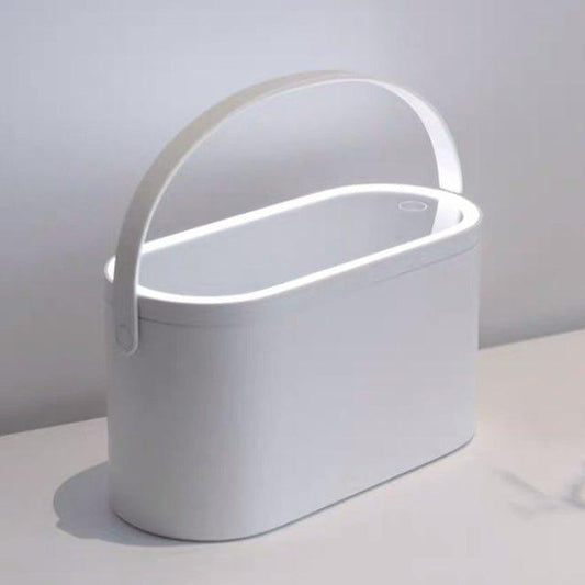 Portable Makeup Storage Box With Led Mirror