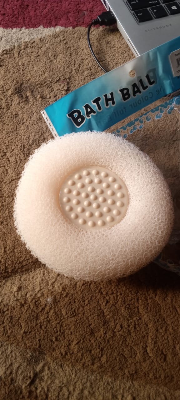 Round Bath Massager Sponge