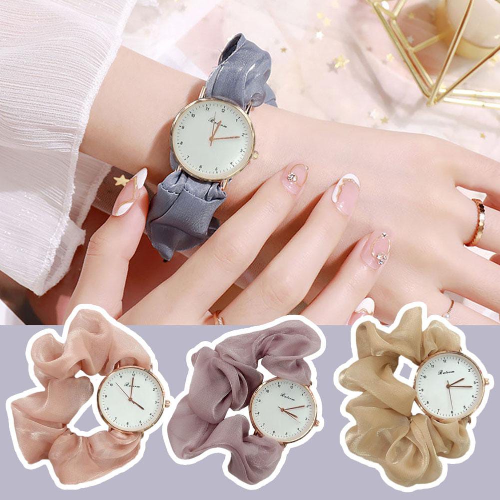 Cute Scrunchie Watches For Women