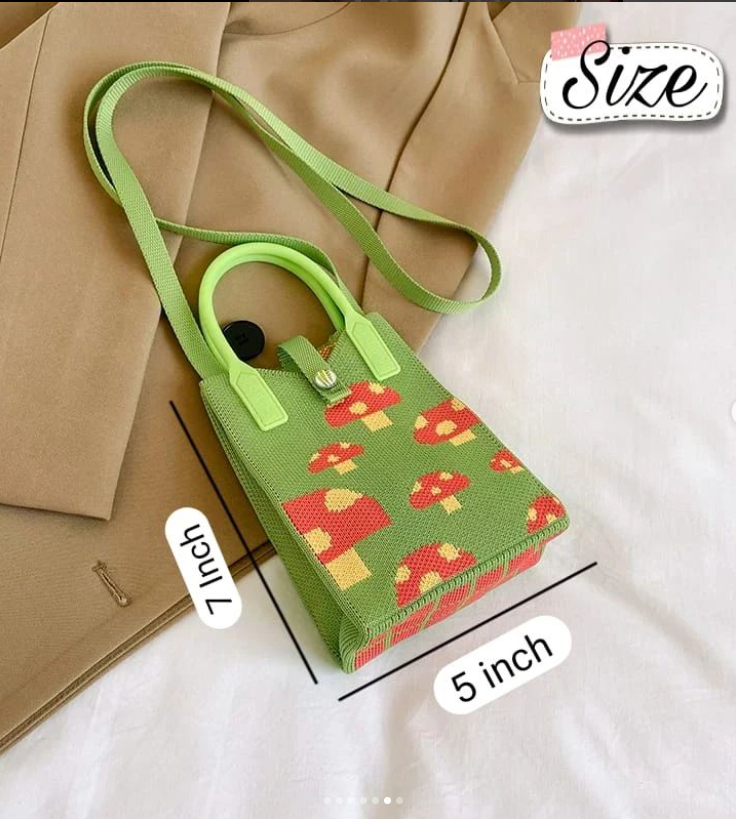 Kawai Women Cross Body Bag With Long Stripe