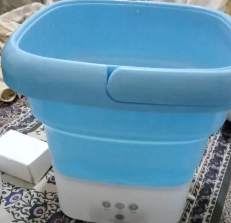 Portable Foldable Washing Machine With Dryer Bucket