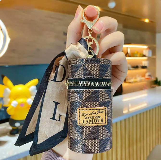 Cute Mini Bucket Keychain Pouch