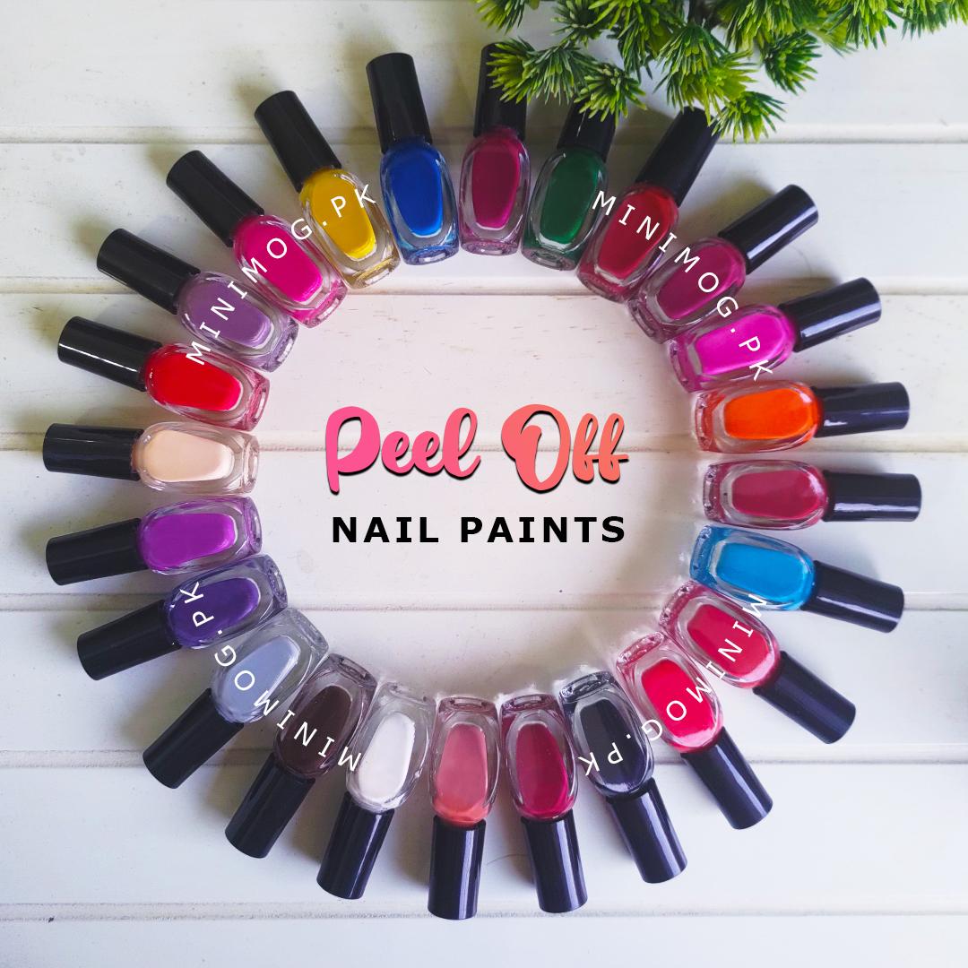 Peel Off Nail Paints