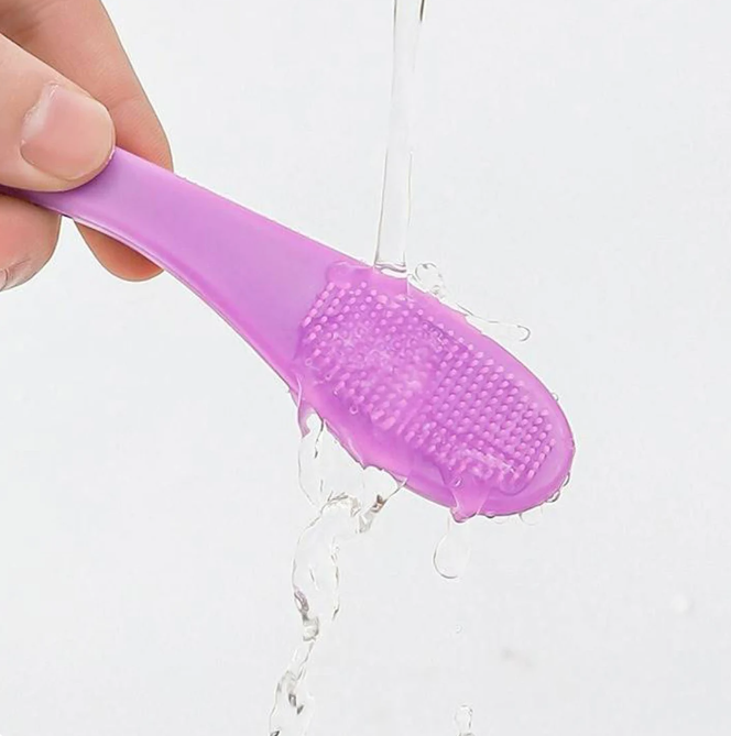 Silicone Face Finger Massager Brush
