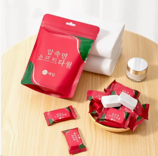 Compressed Candy Travel Towel