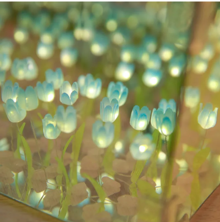 Mirror Tulip Lamp