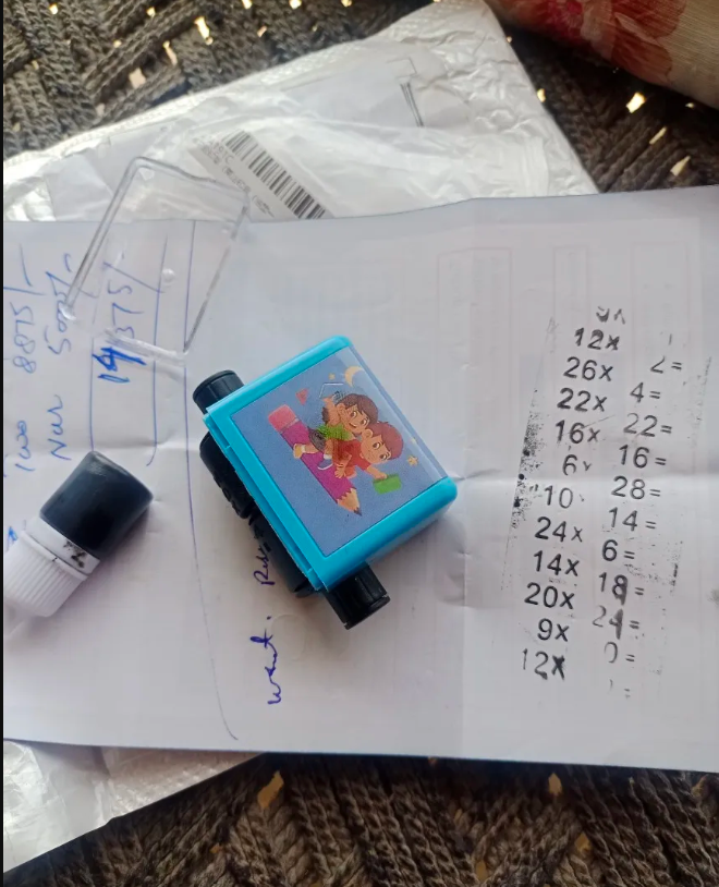 Math Rolling Stamp For Addition & Subtraction