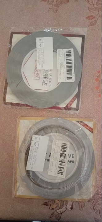 12-Pieces Tile stickers with gap sealing tape