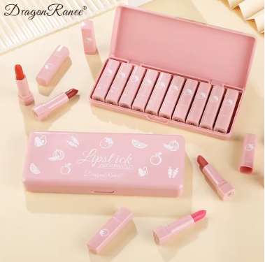 10 matte pcs lipstick set