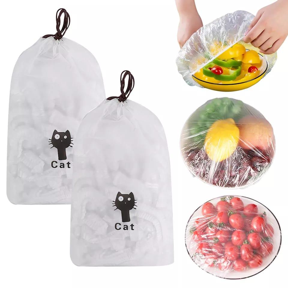 100-Pieces Reusable Plastic Covers