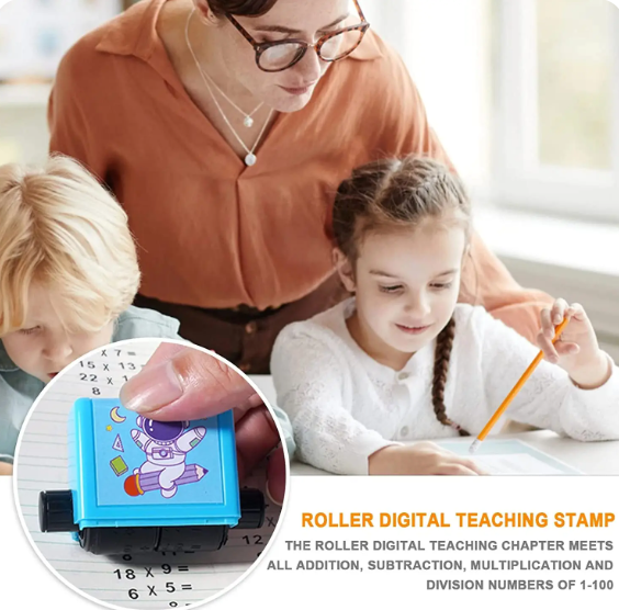 Math Rolling Stamp For Addition & Subtraction