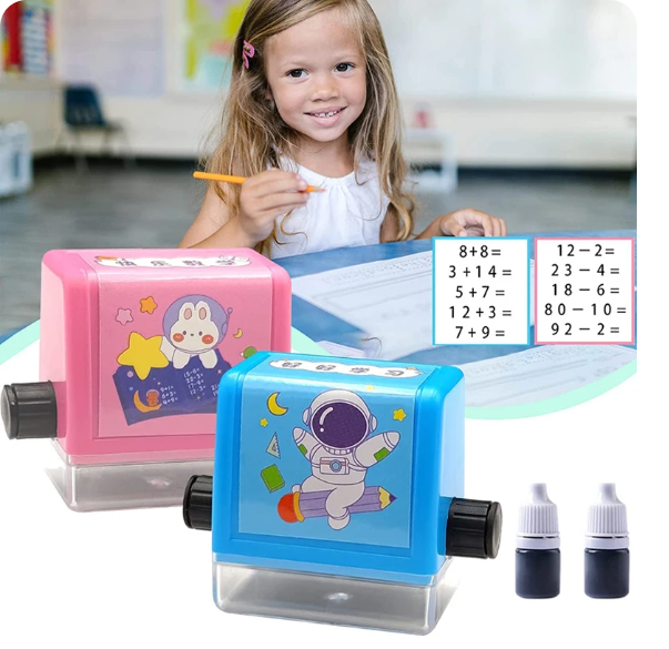 Math Rolling Stamp For Addition & Subtraction