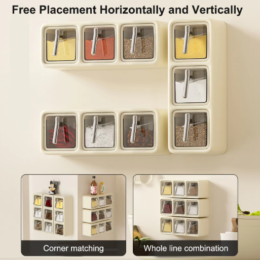 3-Layer Wall Mounted Spices Storage Organizer
