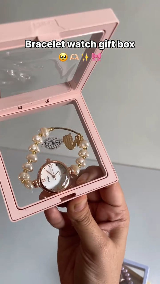 Swan Bracelet Watch With Box