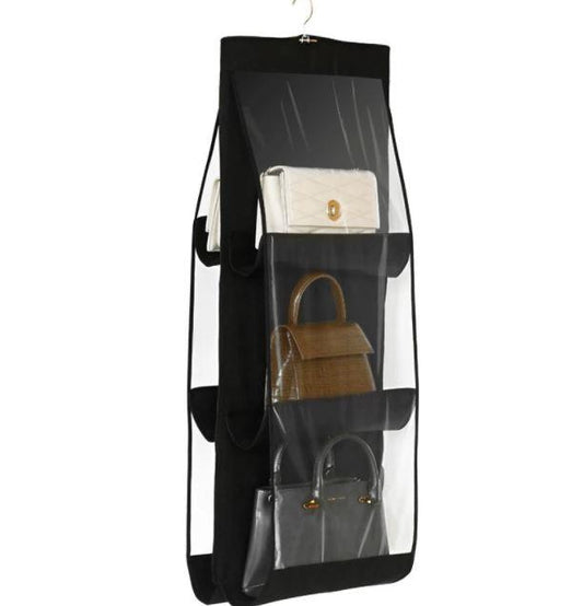 6 Pocket Hanging Organizer Bag For Wardrobe Closet