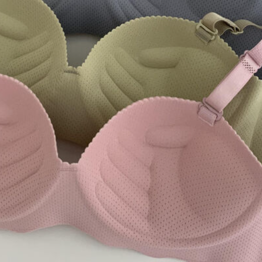 Women One Piece Convertible Straps Bra Seamless Push Up Underwear Solid Color Wireless Lingerie