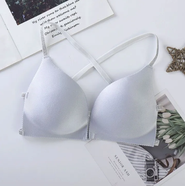 Shockproof Push-Up Sport Bra – Seamless Beauty & Support