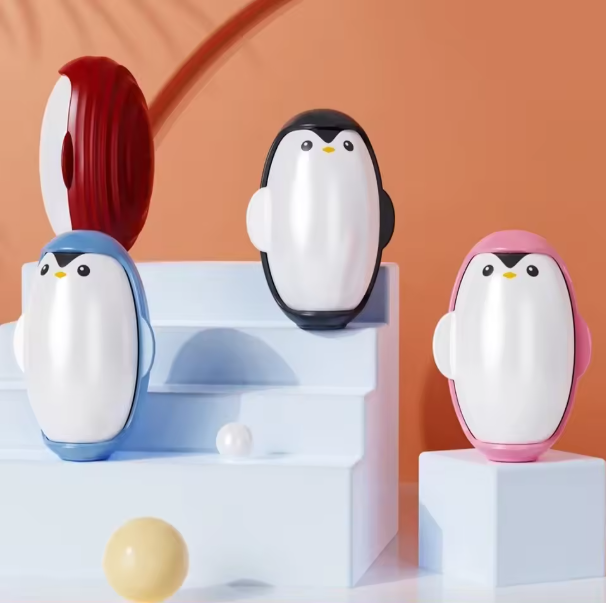 Penguin Plush Vacuum Cleaner Mini Roller for Pet Hair & Clothes