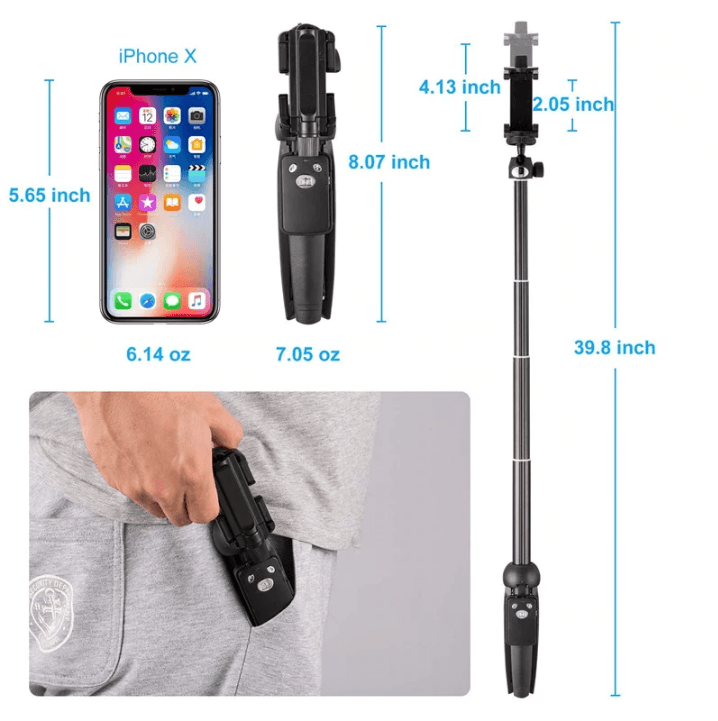 Wireless Selfie Stick & Tripod