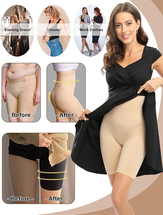 Women's Seamless Butt Lifter Waist Trainer & Tummy Control High Waist Thigh Shaper