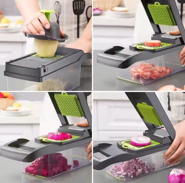 14-in-1 Multifunctional Kitchen Chopper & Slicer Set