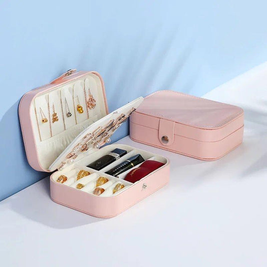 Faux Leather Jewelry Organizer