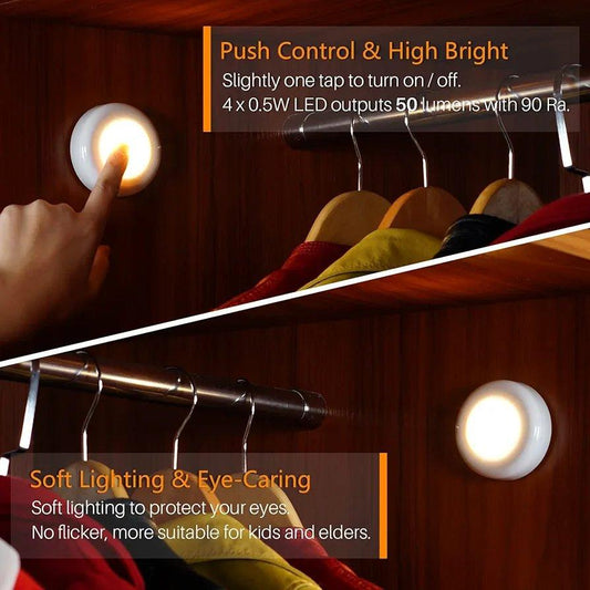 Round Push Light
