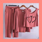 3-Piece Night Suit Printed