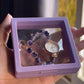 Crystal Beads Bracelet Watch With Box