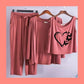 3-Piece Night Suit Printed