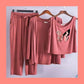 3-Piece Night Suit Printed