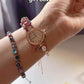 Festive Bracelet Watch With Box