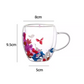 Double Wall Real Flowers Mug