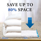 5 Pack Vacuum Storage Bags Travel Saving Package for Pillows Clothes Bedding Foldable Seal Compressed Closet Home Organizer