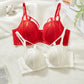 Women Lace Underwear Push Up Hollow Out Bra Set Classic Bandage Lingerie