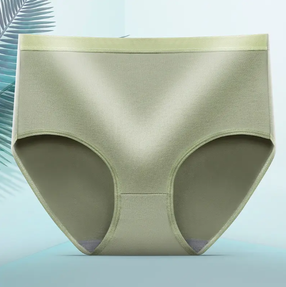 Comfortable Seamless Plus Size Women’s Panties – Mid Waist Hip Lifting Briefs for Everyday Wear