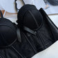 Women’s Soft Steel Ring Fishbone Bra - Adjustable Side Collection Bra for Bust Shaping