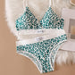 Leopard Print Soft Padded Push-Up Bra Set – High-Quality Imported Free Size Lingerie