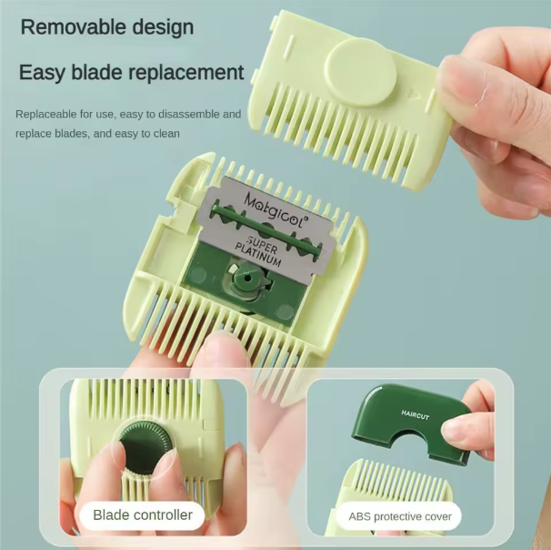 Compact Baby Hair Clipper & Scissors Set