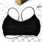 Women's Beauty Back Yoga Bra – Padded, Wireless, Stretchable with Removable Cups & Adjustable Straps