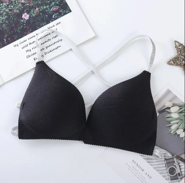 Shockproof Push-Up Sport Bra – Seamless Beauty & Support