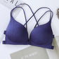 Women’s Seamless Push-Up Tube Bra with Front Wrap Design – Casual and Supportive Chest Bralette