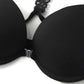 1 Set Lace Stitching Bra Front Buckle Panties Scalloped Trim Panties Lingerie Set for Women