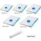 5 Pack Vacuum Storage Bags Travel Saving Package for Pillows Clothes Bedding Foldable Seal Compressed Closet Home Organizer