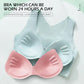 Seamless Push-Up Bra for Women – No Steel Ring, Backless Design, Chest Correction with Two-in-One Front Buckle