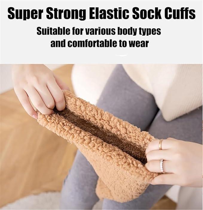 Fluffy Fur Winter Home Socks - Cozy & Warm